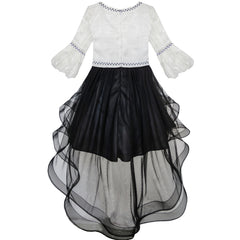 Girls Dress Hi-lo Party Dancing Pageant Size 6-14 Years