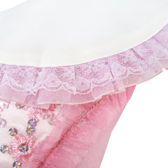 Girls Dress Pink Princess Costume Cinderella Fancy Birthday Ball Size 6-14 Years