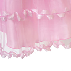 Girls Dress Sequin Sparkling Bow Tie Tulle Party Pageant Size 2-10 Years