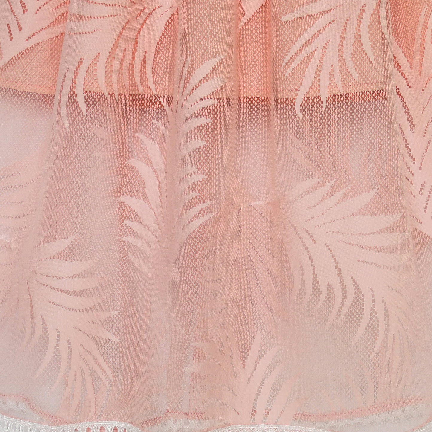 Girls Dress Lace Leaf Print Elegant Princess Party Wedding Size 5-16 Years
