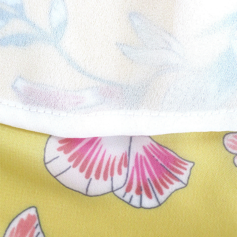 Girls Dress Floral Belt Chiffon Party Maxi Dress Size 6-14 Years