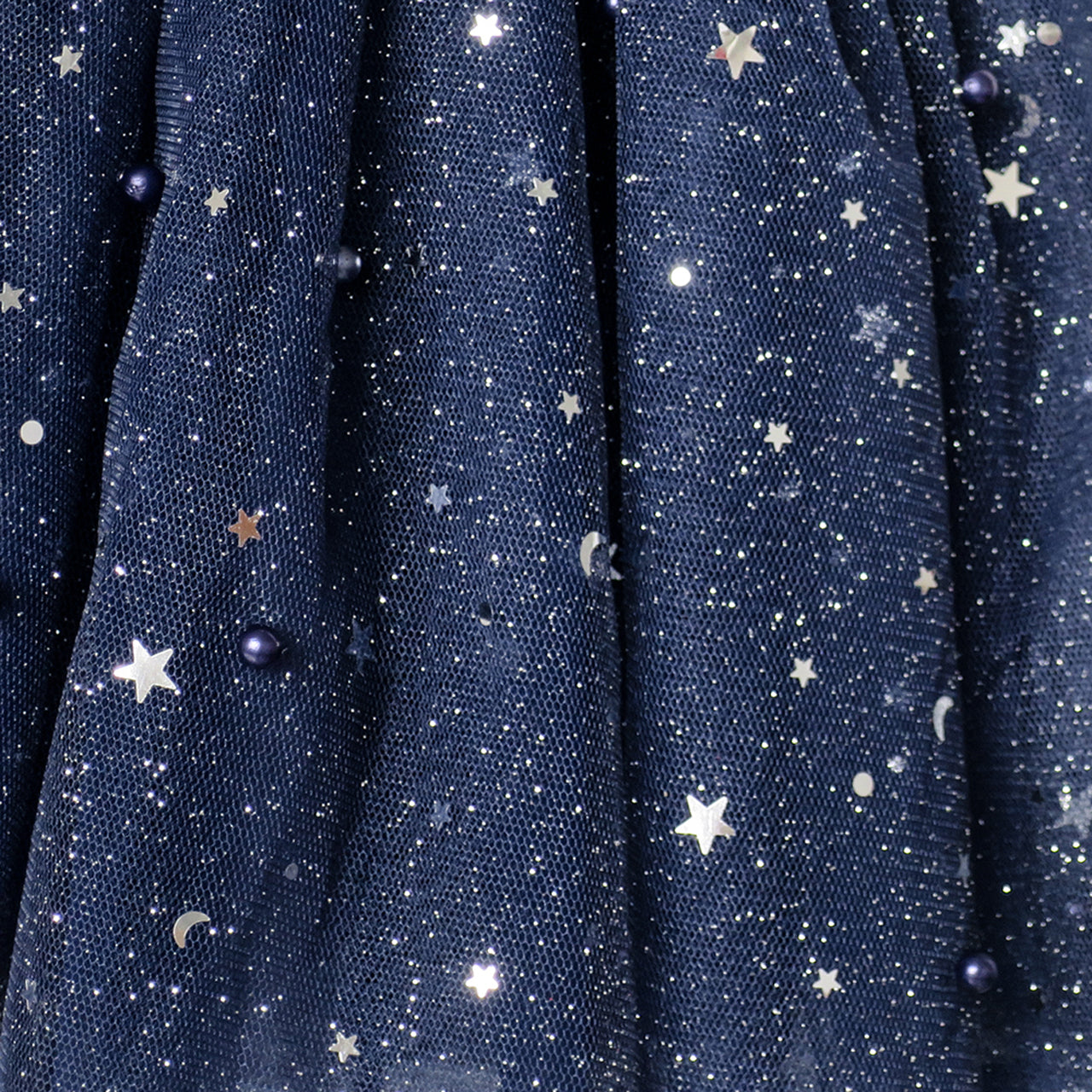 Girls Skirt Pearl Stars Sparkling Tutu Dancing Size 2-12 Years