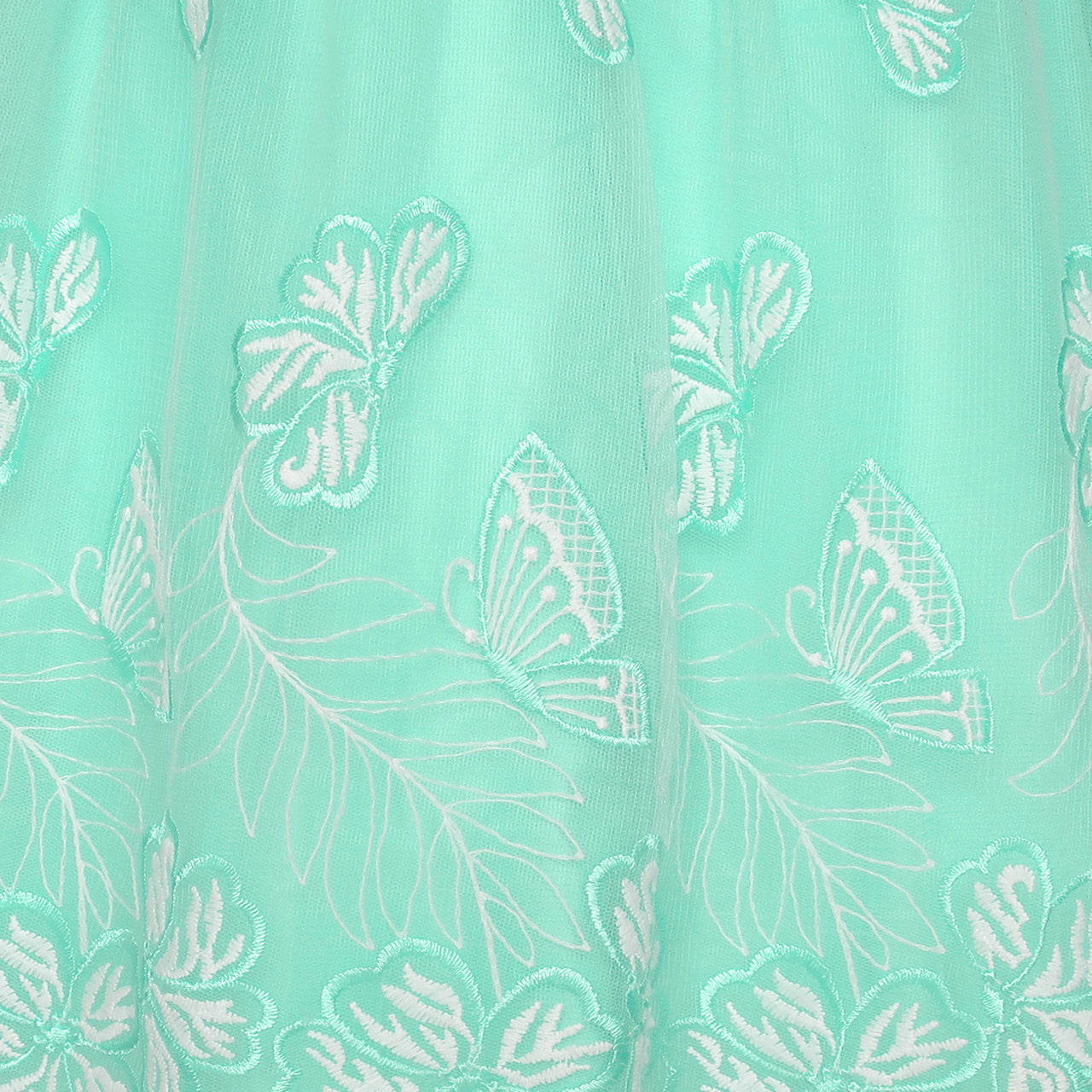 Girls Dress Butterfly Embroidered Halter Dress Party Size 5-12 Years