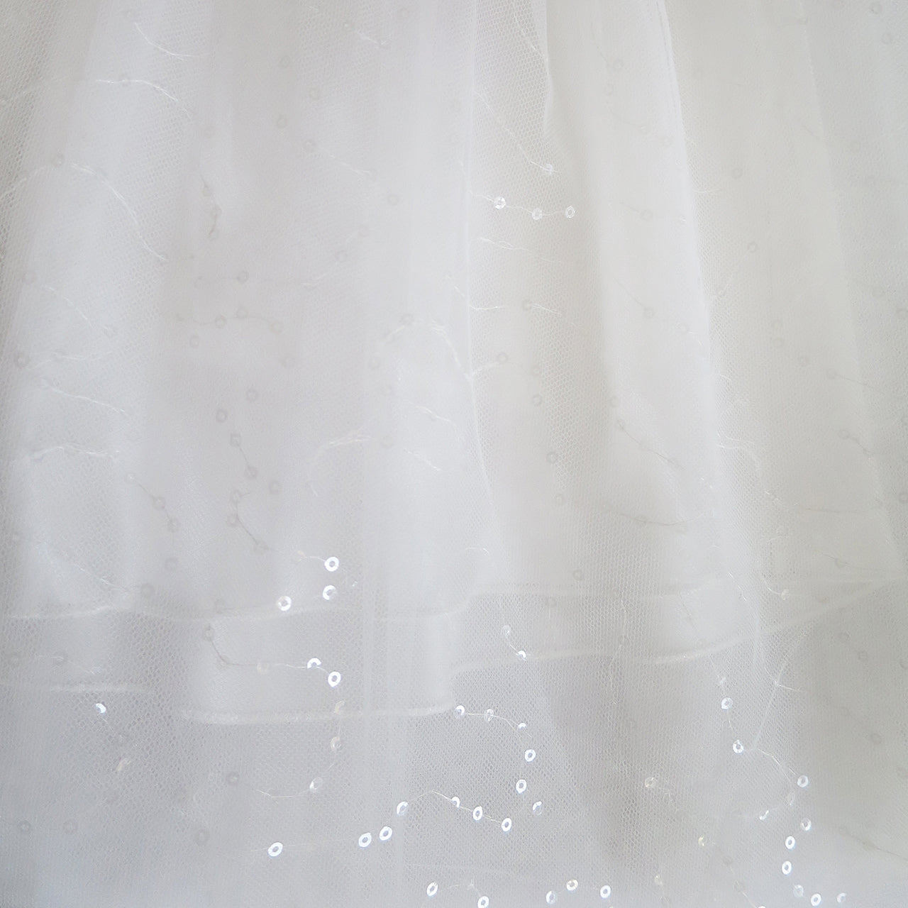 Flower Girls Dress Lace Sequins Sparkling Wedding Bridesmaid Size 5-12 Years