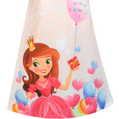 Girls Dress Birthday Princess Balloon Party A-line Dress Size 1-7 Years