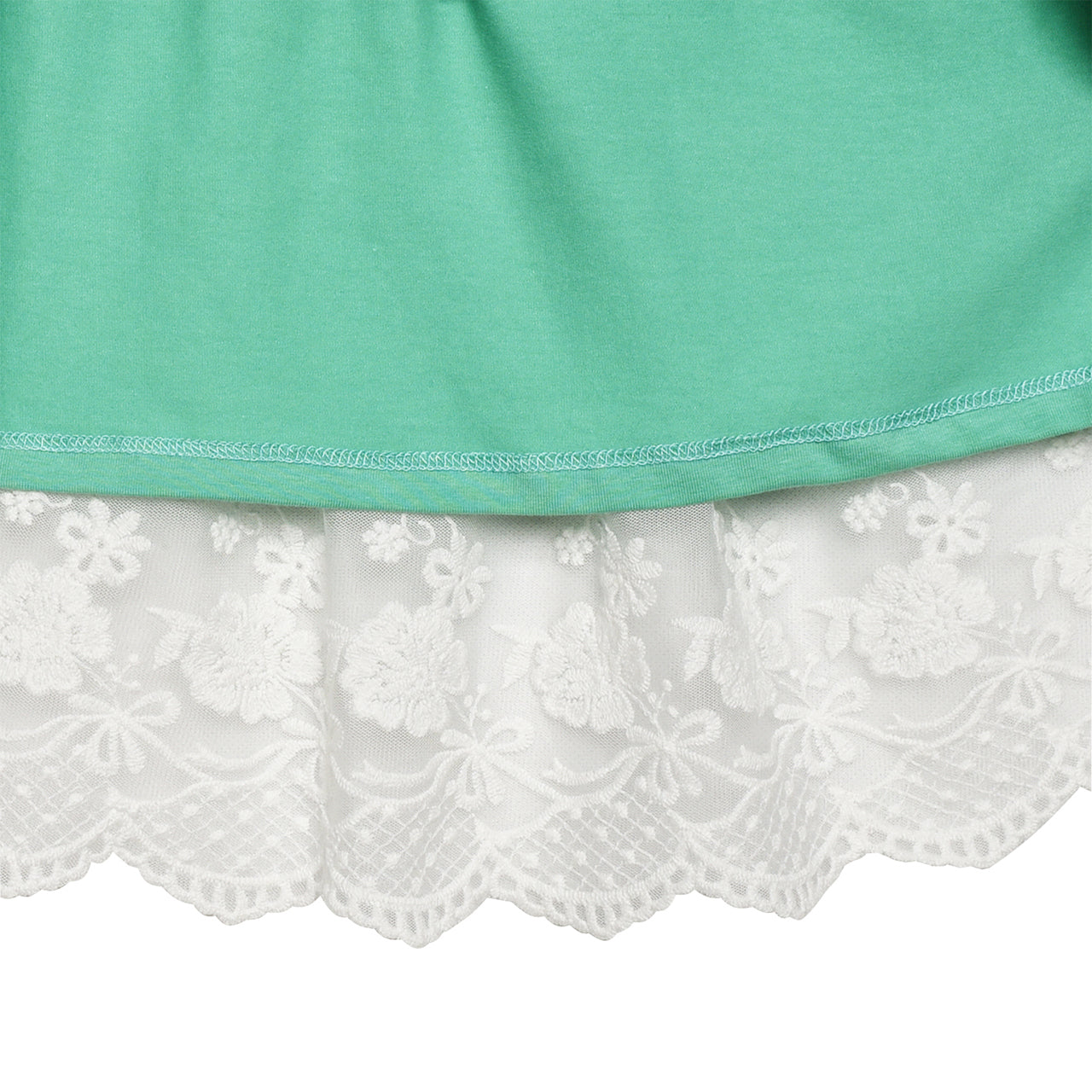 Girls Dress Long Sleeve Lace 2-in-1 Princess Tutu Size 4-12 Years