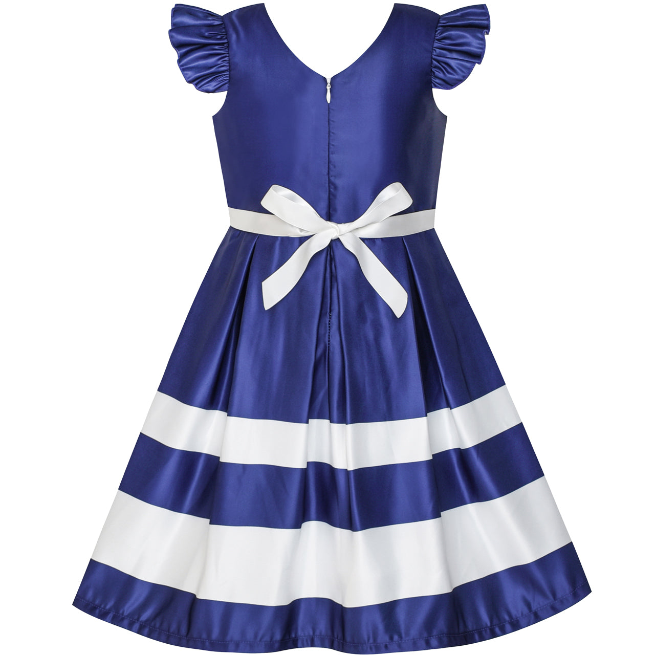 princess polly baby blue dress Blue Floral Printed Satin Gown with Pockets