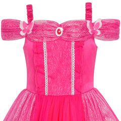 Girls Dress Butterfly Dress Up Princess Costumes Party Dress