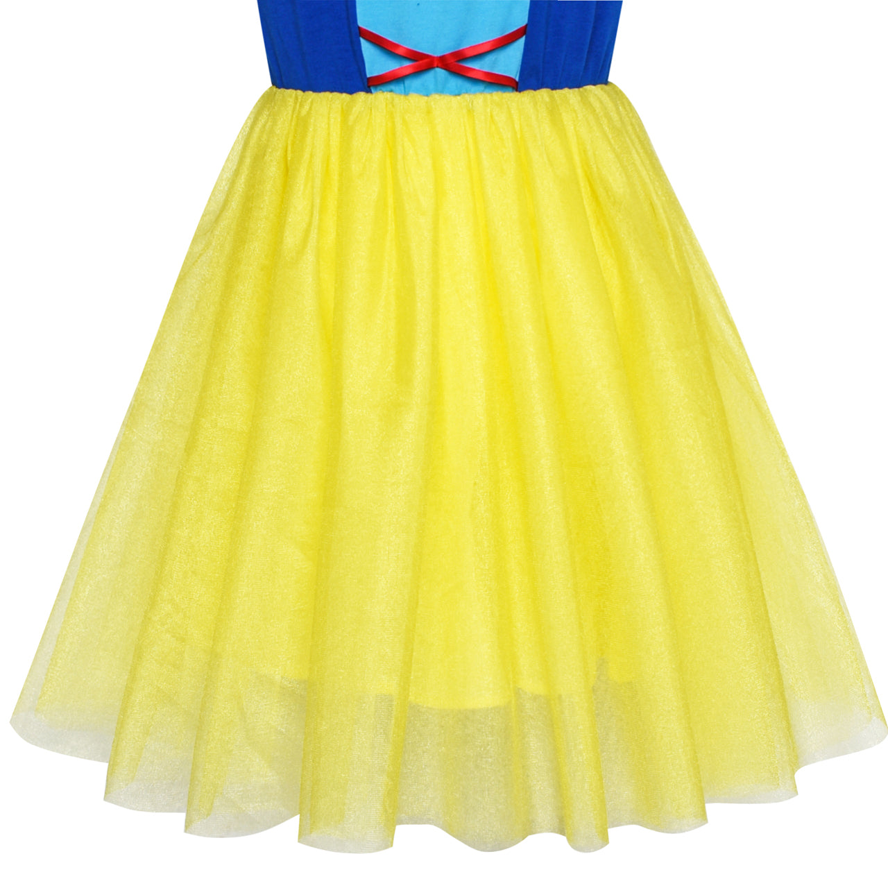 Princess Costume Dress Up Snow White Halloween Party Size 5-10 Years
