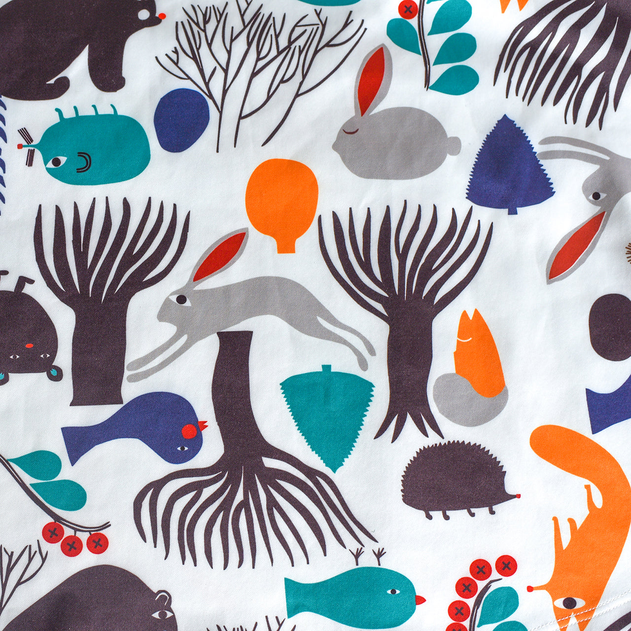 Girls Dress Tree Bird Bear Cartoon Short Sleeve Dress Size 3-12 Years