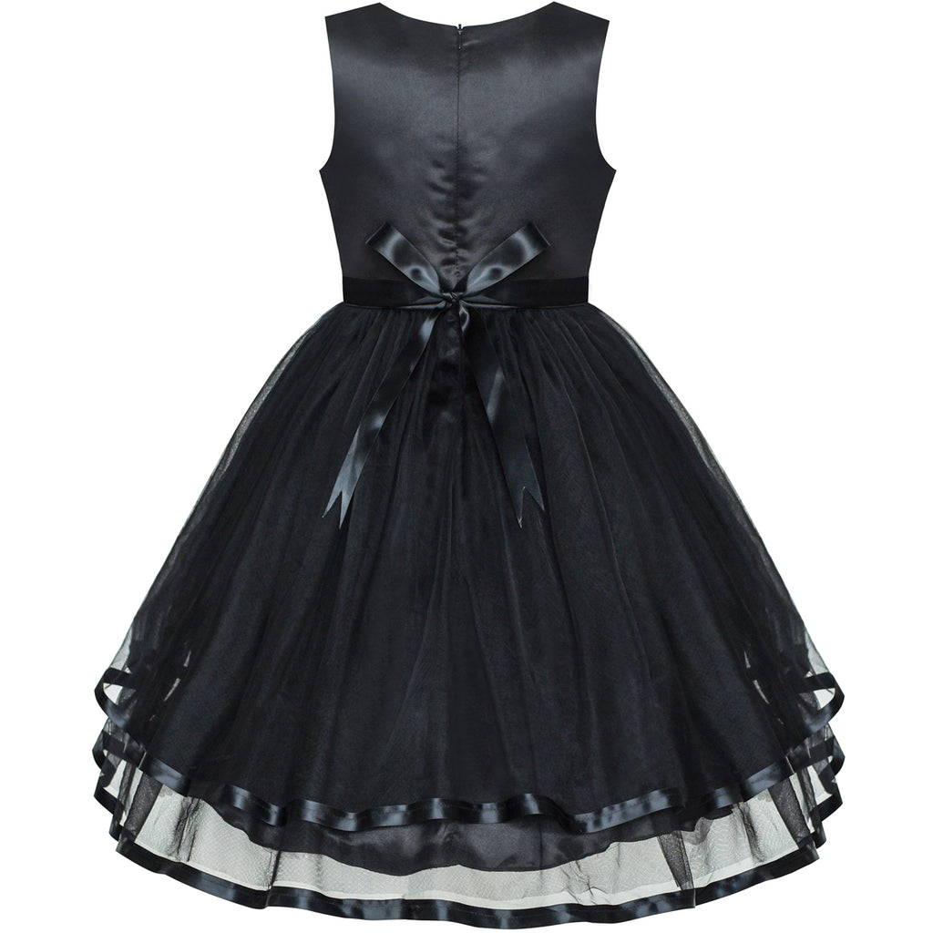 Buy Black Long Gown for Girls – Mumkins