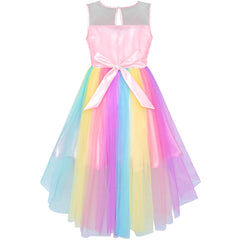 Flower Girls Dress Holiday Party Wedding Birthday Size 4-14 Years