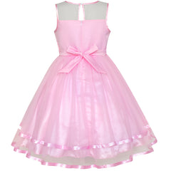Girls Dress Unicorn Halloween Pink Tulle Princess Party Size 4-10 Years
