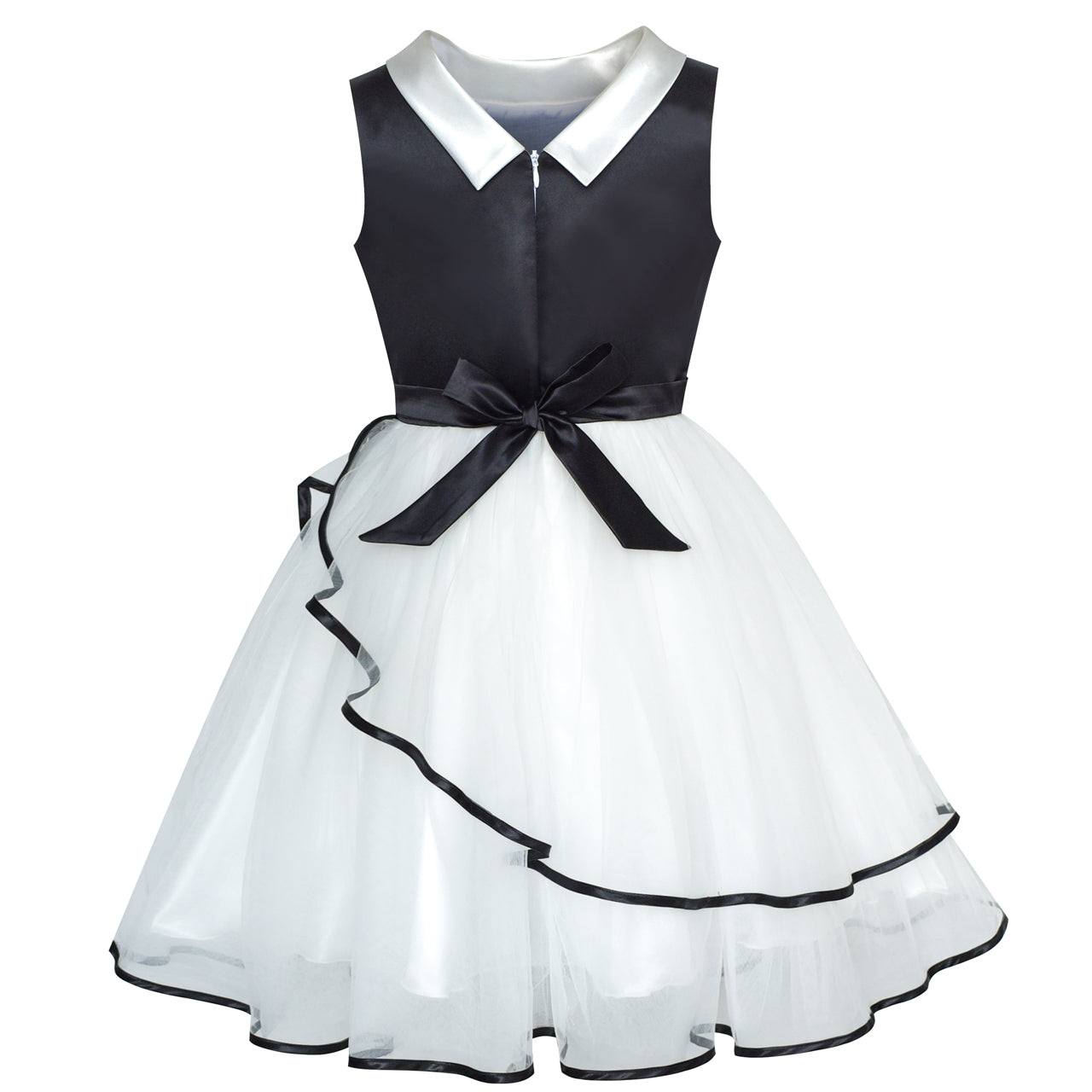 Flower Girls Dress Butterfly Pageant Party Size 6-12 Years