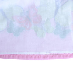 Girls Dress Pink Butterfly Scallop Neckline Size 4-12 Years