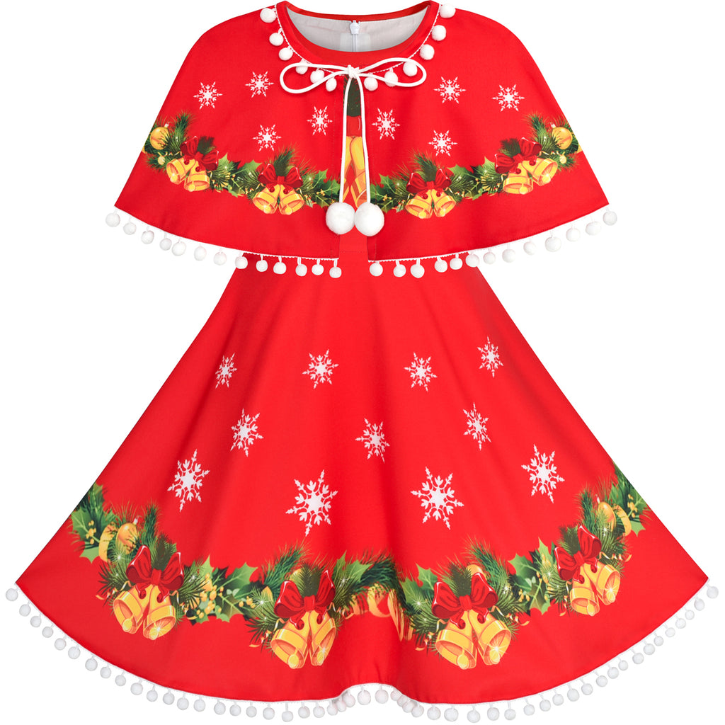 Amazon.com: Kids Girls Dance Dress Christmas Costume Xmas Child Pageant Gown  Party Girls Girls' Christmas Flouncy (Blue, 5-6 Years) : Clothing, Shoes &  Jewelry