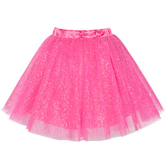 Girls Skirt Rose 3-layers Tutu Dancing Ballet Size 4-10 Years