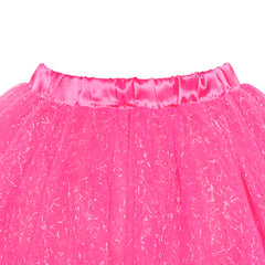Girls Skirt Rose 3-layers Tutu Dancing Ballet Size 4-10 Years