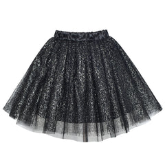 Girls Skirt Black 3-layers Tutu Dancing Ballet Size 4-10 Years