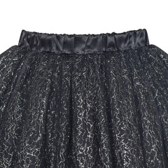 Girls Skirt Black 3-layers Tutu Dancing Ballet Size 4-10 Years