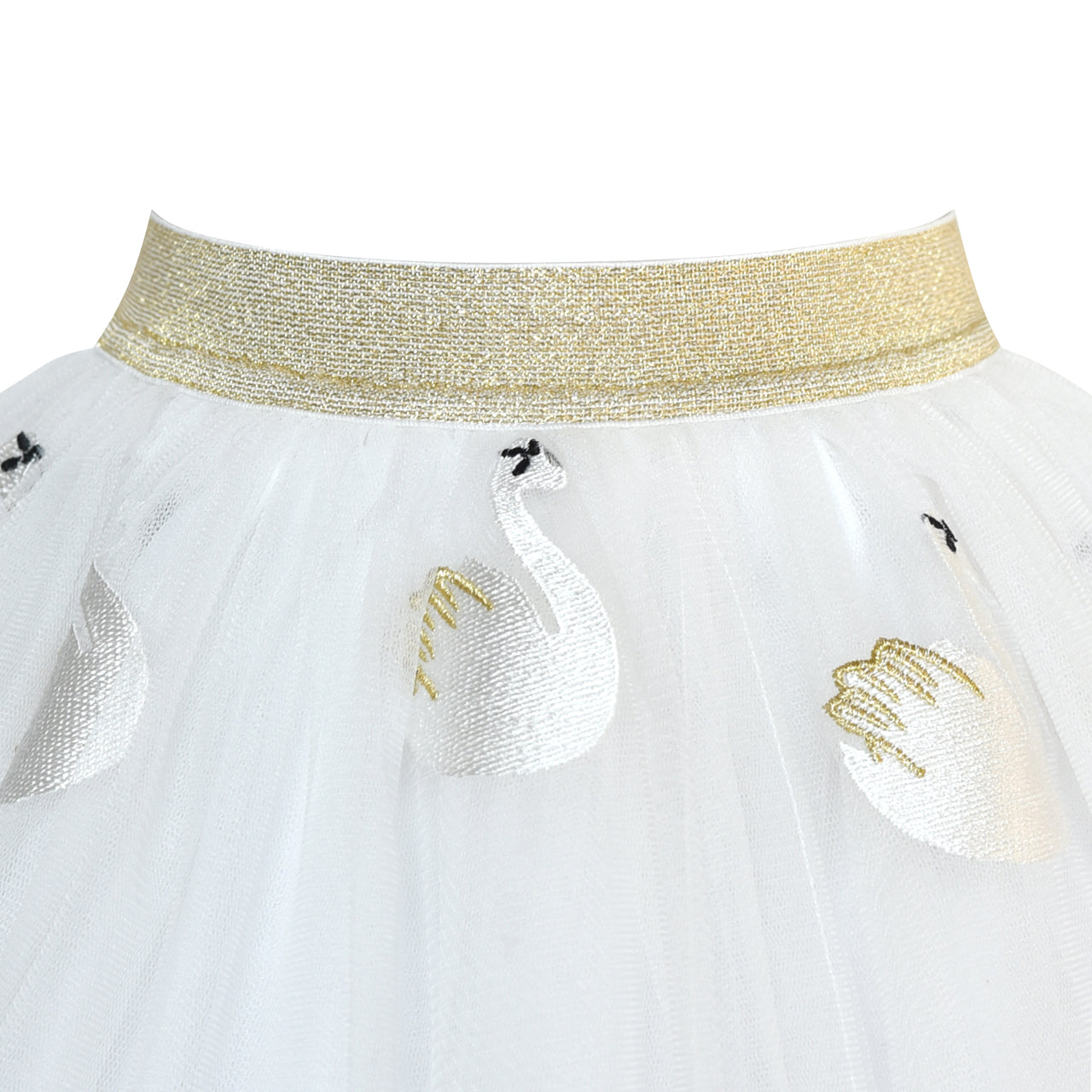 Girls Skirt Off White Swan Tutu Dancing Ballet Size 4-10 Years