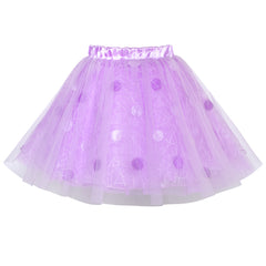 Girls Skirt Purple Dot Tutu Dance Ballet Size 4-10 Years
