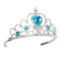 Girls Dress Elsa Princess Accessories Crown Magic Wand Costume Size 4-12 Years