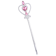 Princess Aurora Costume Briar Rose Accessories Crown Magic Wand Size 5-12 Years