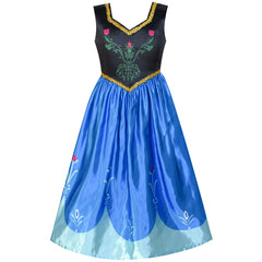Princess Dress Anna Costume Accessories Crown Magic Wand Size 5-12 Years