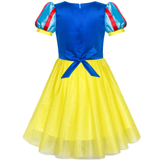 Snow White Dress Up For Girls Accessories Crown Magic Wand Size 5-12 Years