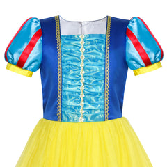 Snow White Dress Up For Girls Accessories Crown Magic Wand Size 5-12 Years