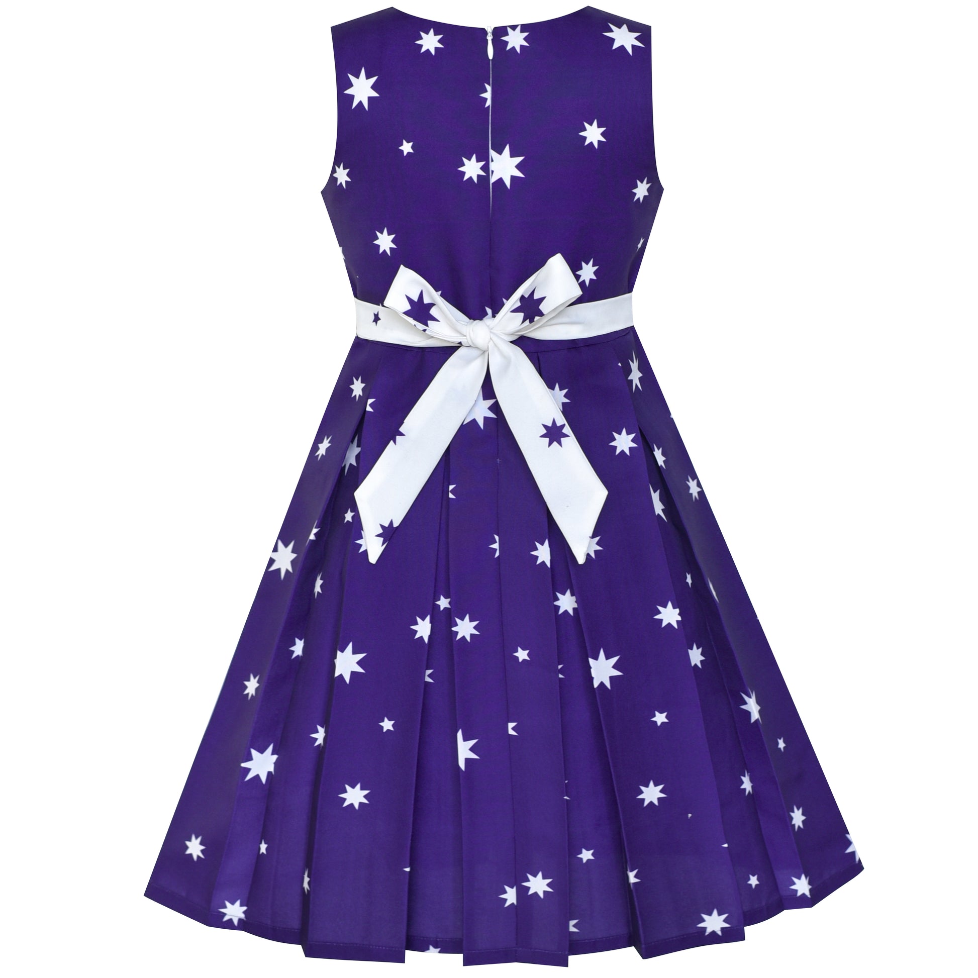 Girls Dress Australia National Flag National Day Color Contrast  Sunny  Fashion