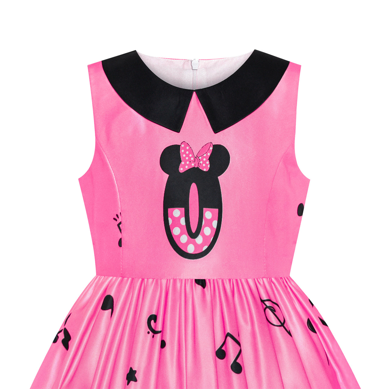 Girls Dress Birthday Princess Musical Note Party Size 4-8 Years
