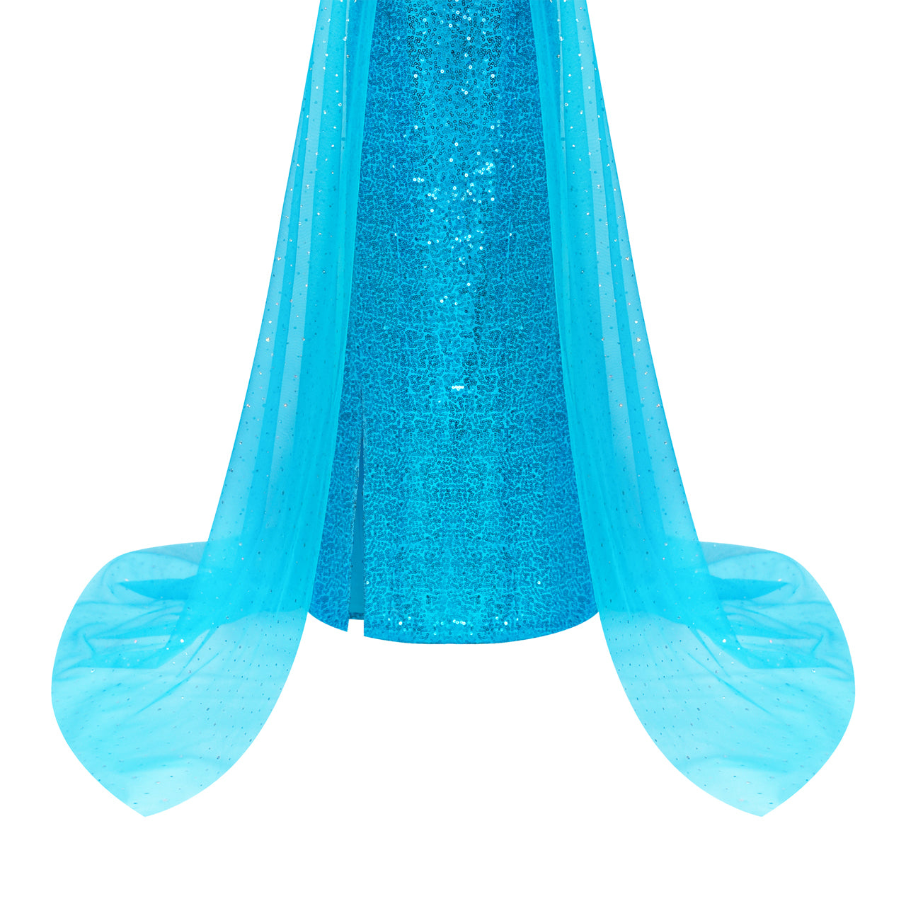 strapless open back dress Girls Dress Princess Dress Elsa Costumes Birthday Party – Sunny Fashion