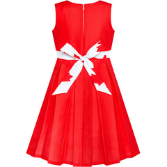 Girls Dress Canada Flag National Day Party Dress Size 4-14 Years