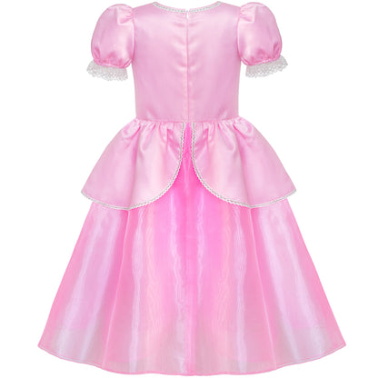 Sunny Fashion Girls Princess Bowknot Waist Costume Dress