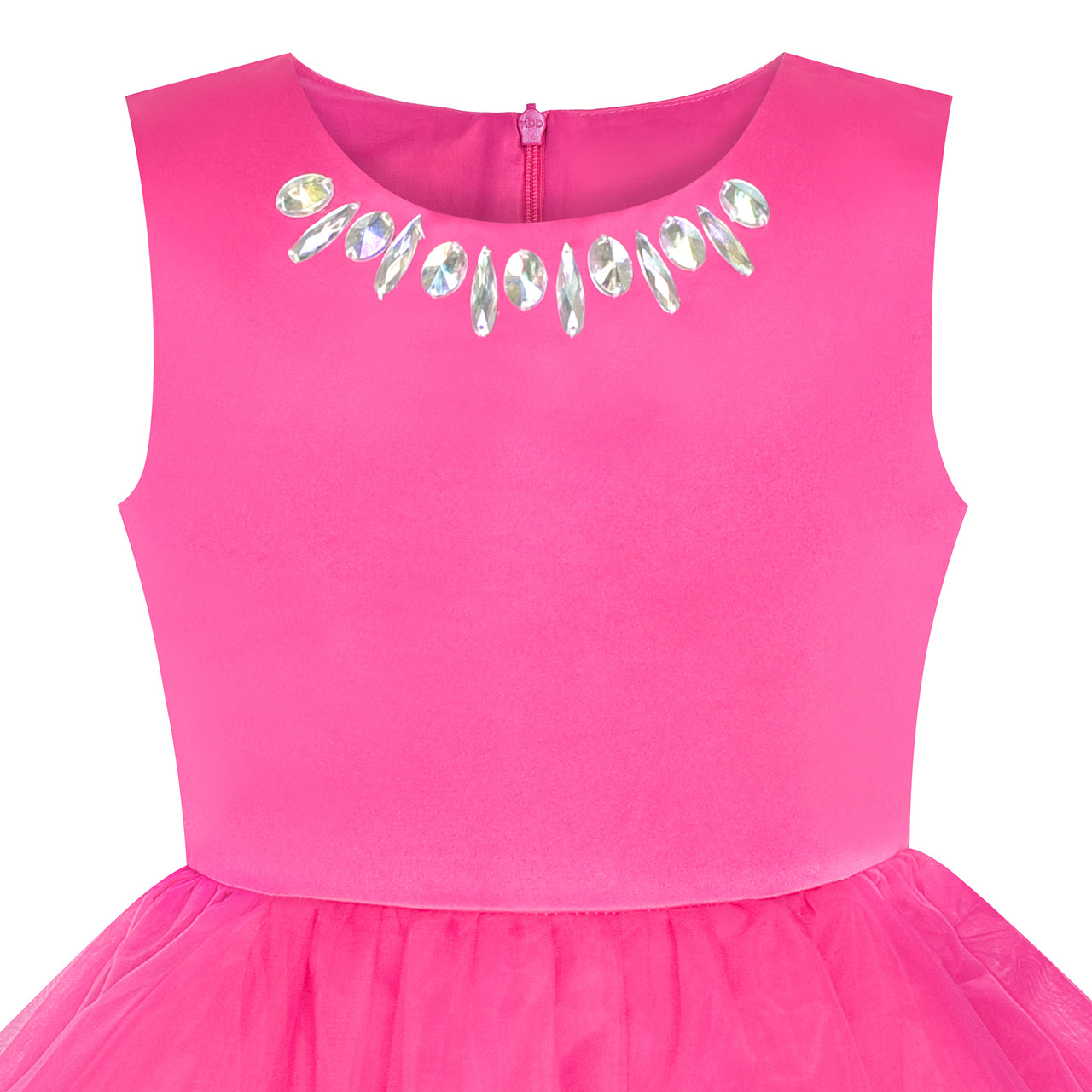 open lace back dress Neon Yellow Hot Pink Fringe Latin Dance Competition Dresses for Girls  Children Solo Salsa Rumba Samba Chacha Performance Costumes for Kids –  Moderndancedress.com main image 1