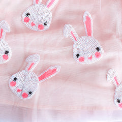 Girls Dress Easter Egg Hunter Bunny Skirt Rabbit Bunny Headband Size 2-10 Years