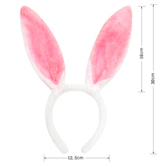 Girls Dress Easter Bunny Ears Headband Egg Hunt Size 3-8 Years