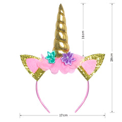 Girls Dress Tutu Dancing Unicorn Headband Embroidered Rainbow Size 3-7 Years