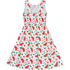 Girls Casual Dress Watermelon Tank Summer Sundress Size 4-8 Years