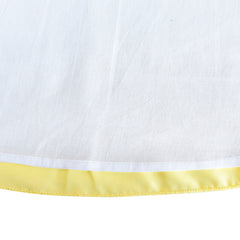Flower Girl Dress Ball Gown V Neckline Yellow Wedding Pageant Size 4-10 Years