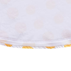 Girls Dress Yellow Dot Pleated Collar Doll Costume Surprise Party Size 4-8 Years