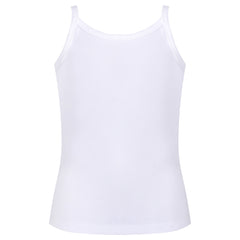 Girls Undershirt 3-pack Cami Camisole Tank Tops Cotton Size 2-12 Years