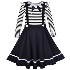 Girls Dress Set School Uniform Clown Costume Carnival Shirt And Skirt Size 4-10 Years