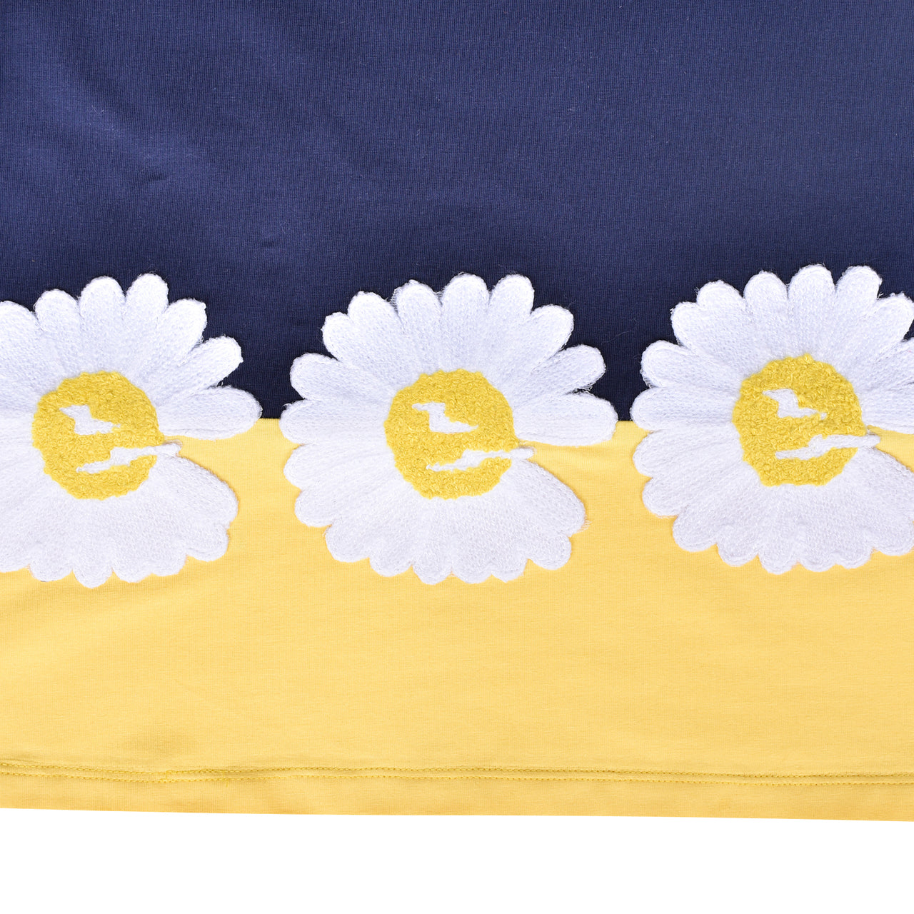 Girls Dress Long Sleeve Daisy Flower Striped Casual Cotton Size 3-12 Years