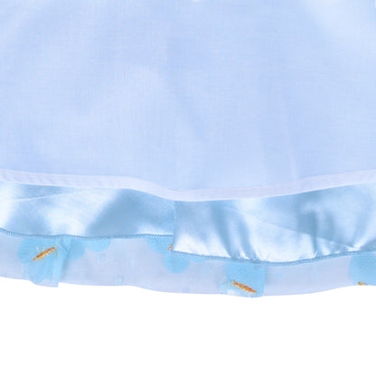 Sunny Fashion Girls Blue Butterfly Halter Tulle Dress