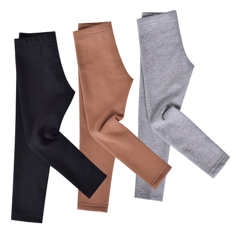 Girls Leggings Thick Pants Fleece Lined Winter Warm Size 3-8 Years