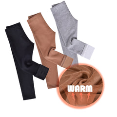 Girls Leggings Thick Pants Fleece Lined Winter Warm Size 3-8 Years
