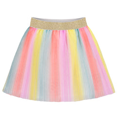 Girls T Shirt Tutu Skirt 2pc Pack Unicorn Ice Cream Rainbow Short Sleeve Size 4-10 Years
